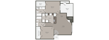 a blueprint of a floor plan of a house