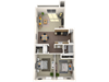 The Melrose spacious two bedrooms with walk-in closets The Melrose spacious two bedrooms with walk-in closets