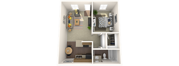 The Bisbee Spacious one bedroom apartment