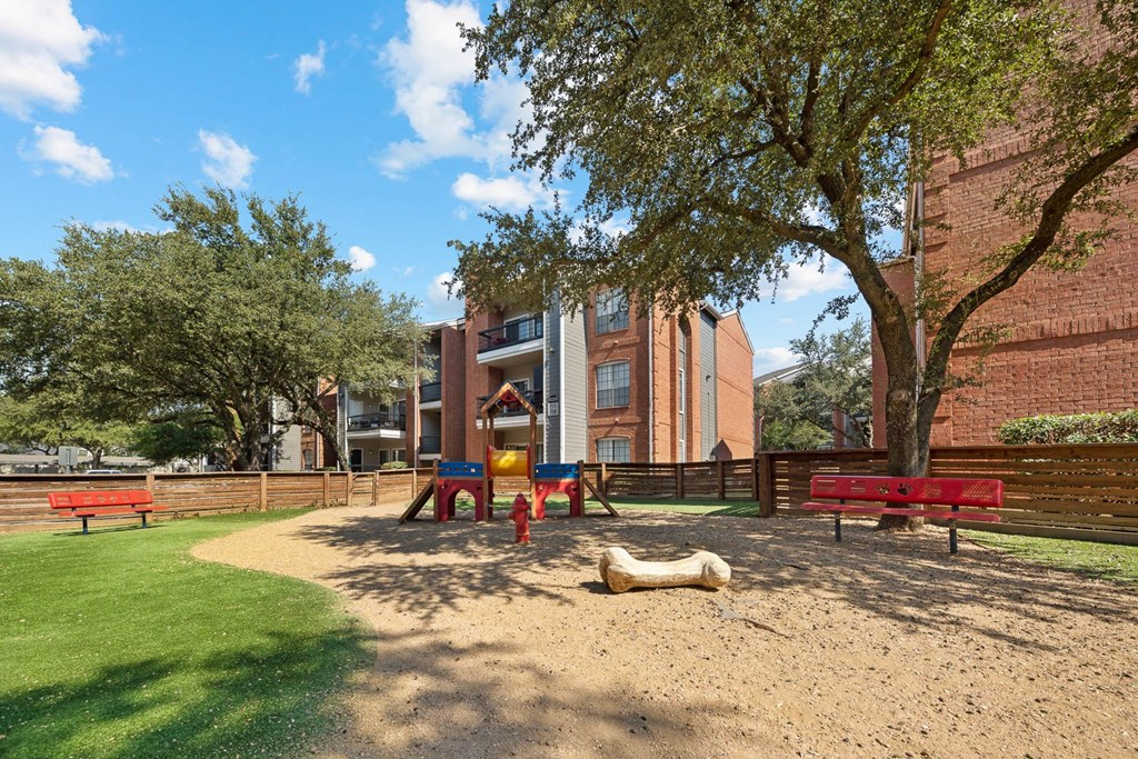 Playground and Seating Area