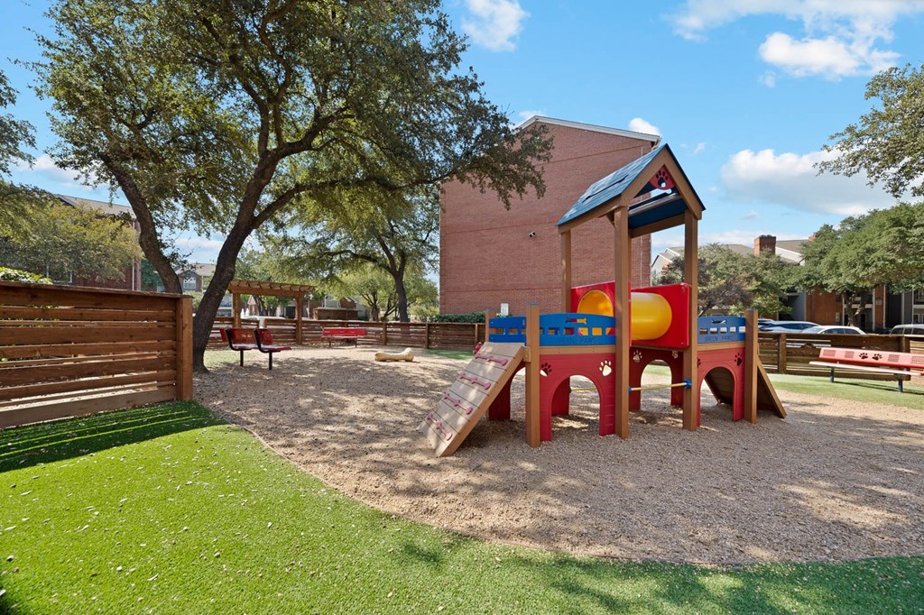 Playground and Seating Area