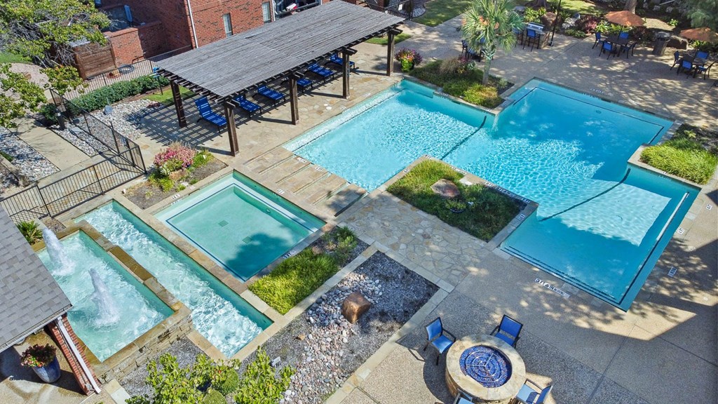 Swimming Pool and Spa - Aerial View