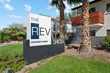 The Rev Monument Sign