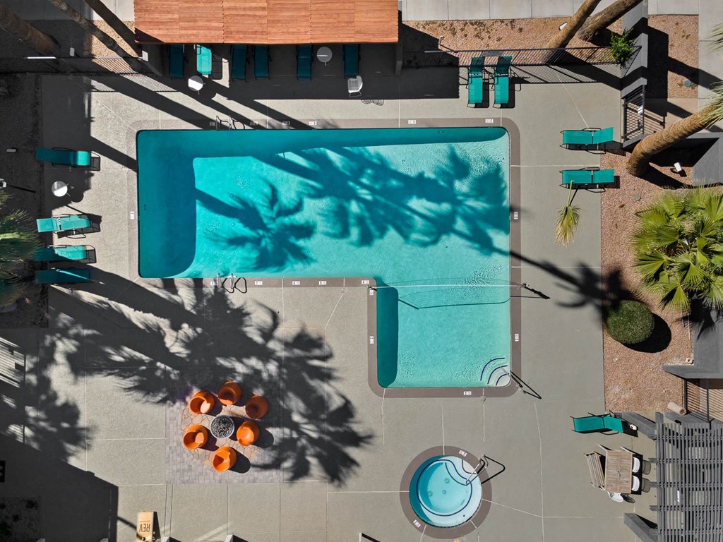 Swimming Pool and Spa - Aerial View