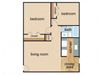 Two Bed One Bath