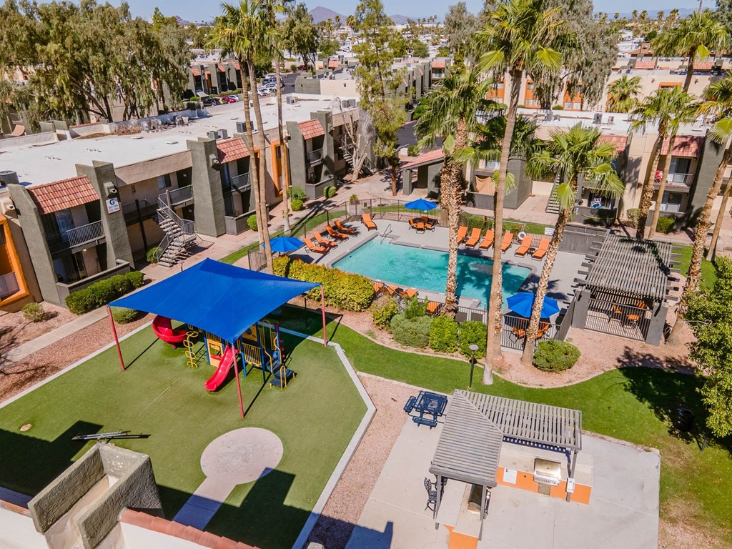 Playground and Swimming Pool