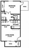 A2 floorplan, Villetta, Mesa, AZ