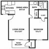 A3 floorplan, Villetta, Mesa, AZ