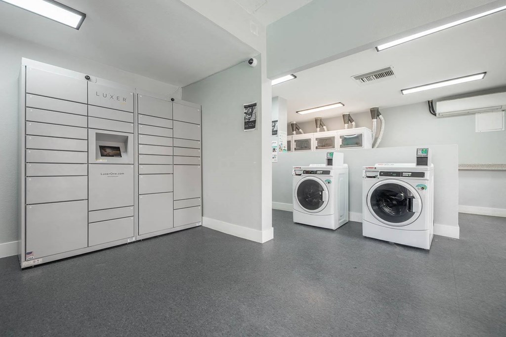 Laundry Facility and Package Lockers