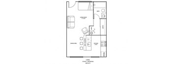 studio floorplan