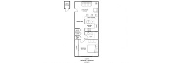 one bedroom floorplan