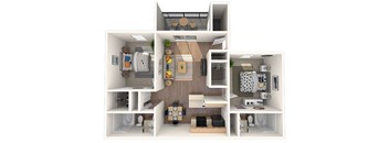 a floor plan of a house