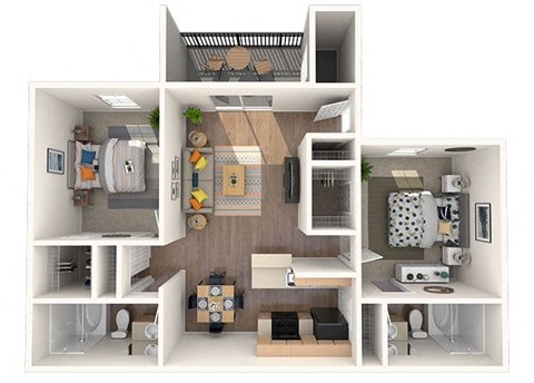 a floor plan of a house