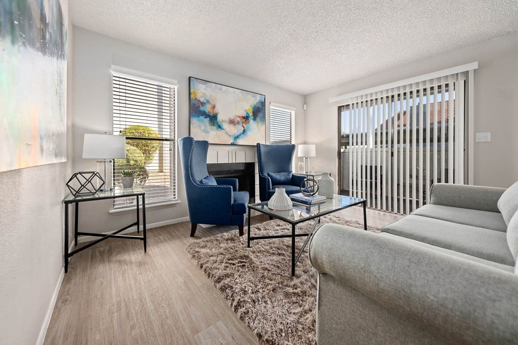 Living Room and Fireplace