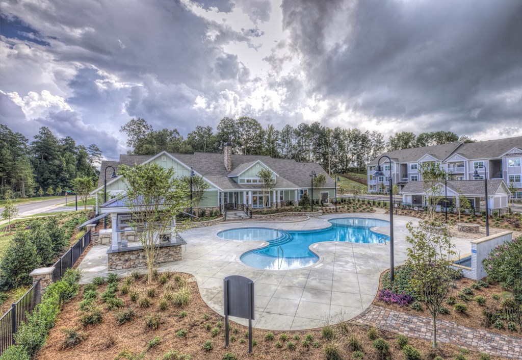 Lullwater at Jennings Mill | Resort-Style Pool with Sunning Deck and Cabanas