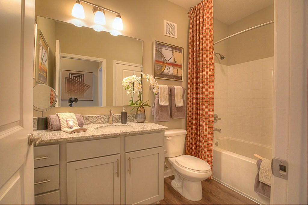 Langley Pointe Apartments | Guest Bathroom