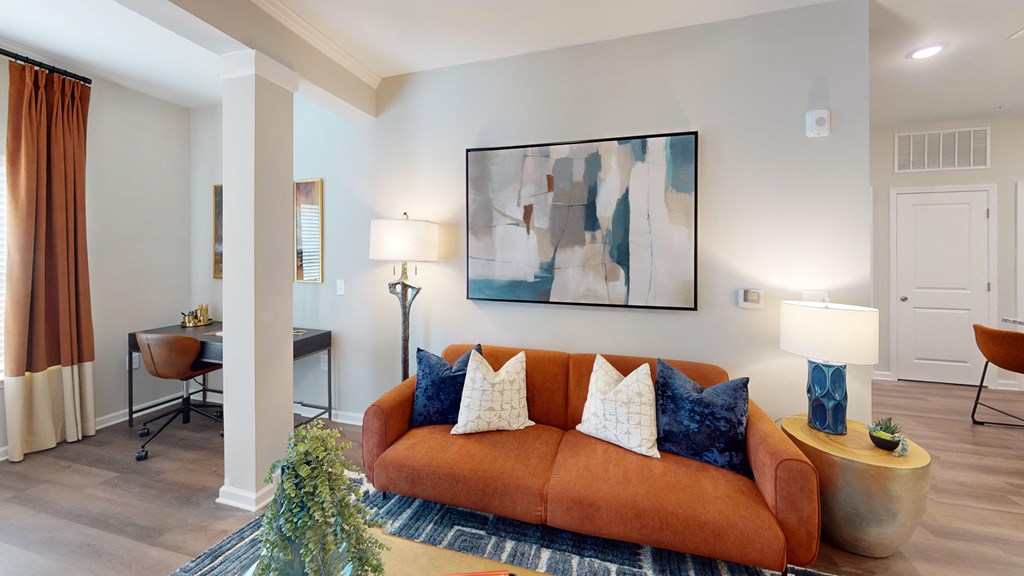 Langley Pointe Apartments | Designer Living Rooms