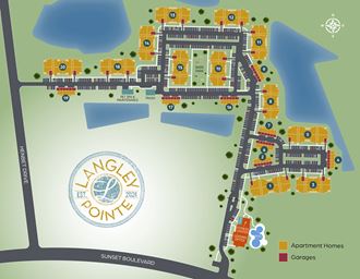 Langley Pointe Apartments | Site Map