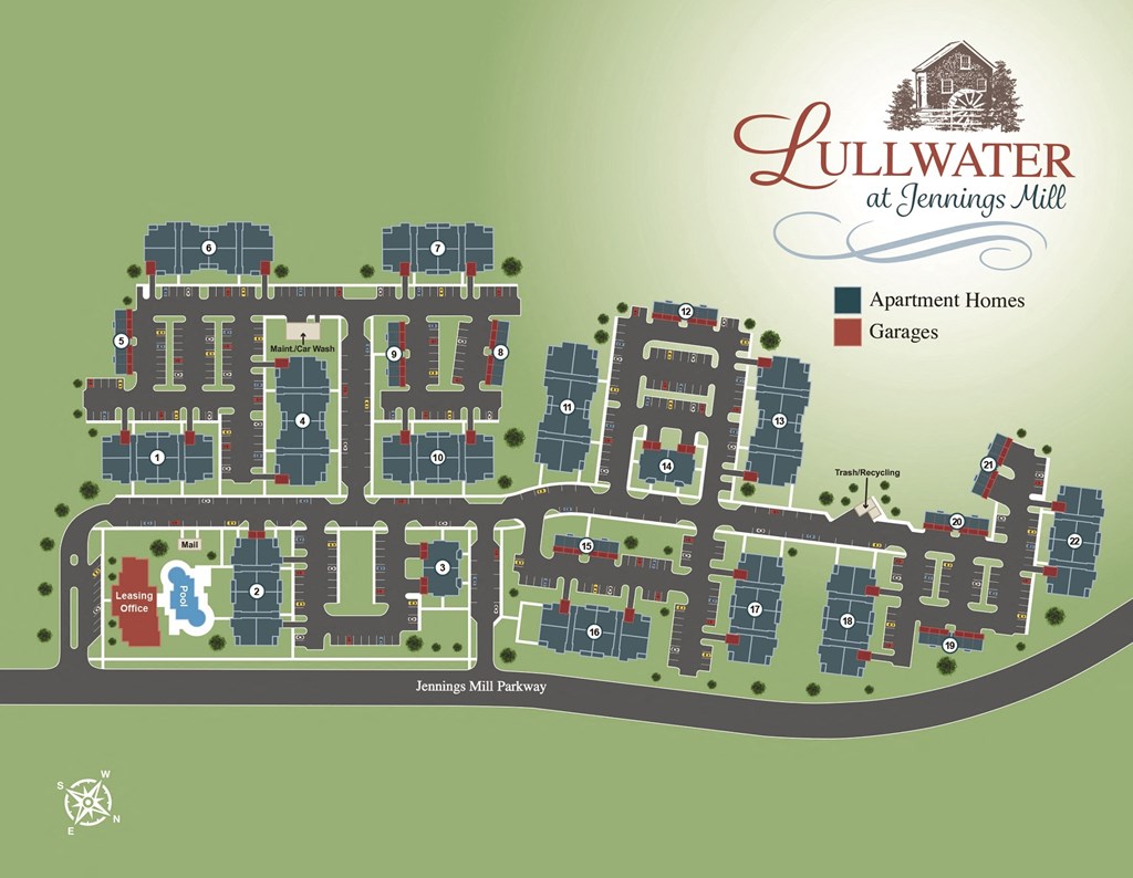 Lullwater at Jennings Mill I Community Site Map