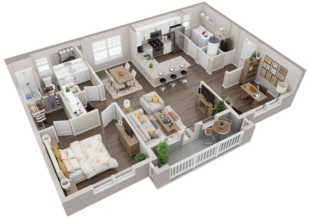 Lullwater at Jennings Mill I A3 I One Bedroom One Bathroom