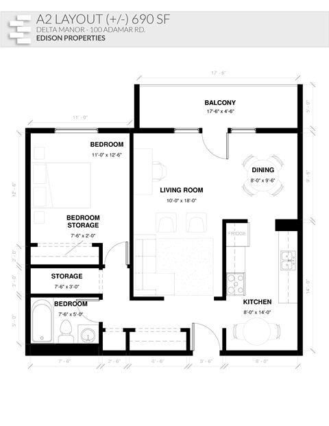 100 Adamar Road Studio-2 Beds Apartment for Rent - Photo Gallery 13