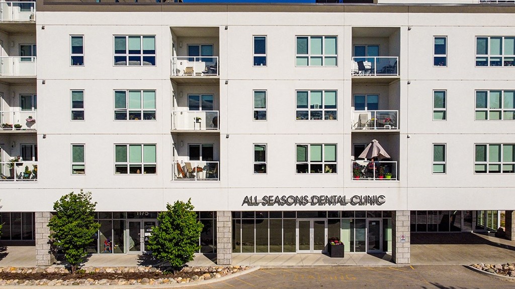 an image of the front of the all seasons dental clinic building
