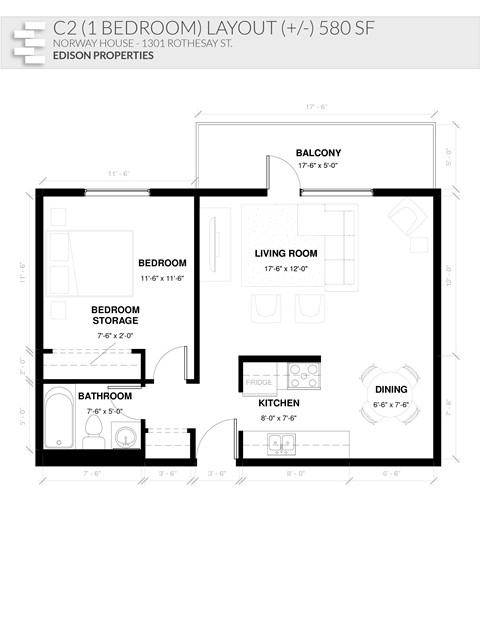 1301 Rothesay Street Studio-3 Beds Apartment for Rent - Photo Gallery 20