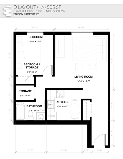 1100 Henderson Hwy Studio-2 Beds Apartment for Rent - Photo Gallery 10