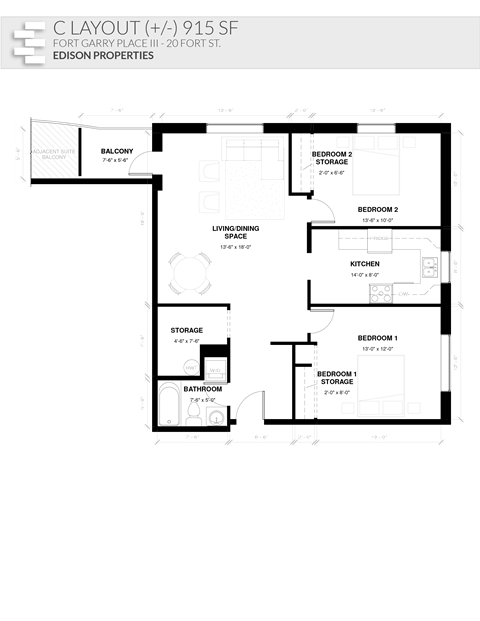 20 Fort St. 1-2 Beds Apartment for Rent - Photo Gallery 16