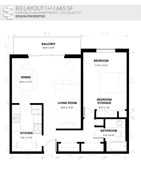 231 Goulet St. Studio-2 Beds Apartment for Rent - Photo Gallery 11