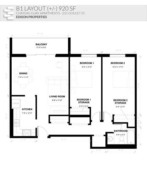 231 Goulet St. Studio-2 Beds Apartment for Rent - Photo Gallery 13