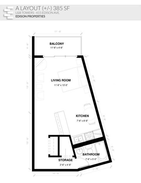 415 Edison Avenue Studio-3 Beds Apartment for Rent - Photo Gallery 21