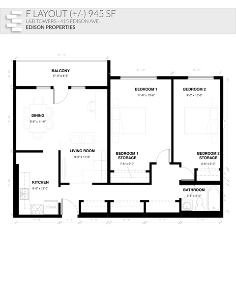 415 Edison Avenue Studio-3 Beds Apartment for Rent - Photo Gallery 19