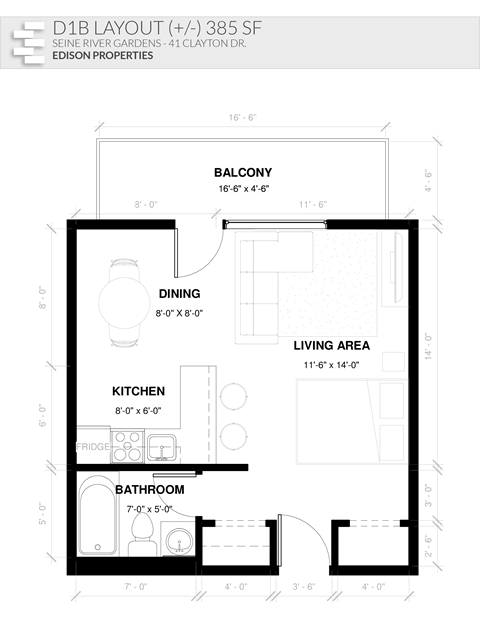 41 Clayton Drive Studio-2 Beds Apartment for Rent - Photo Gallery 19