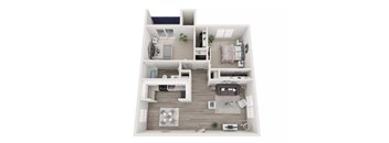 2 Bedroom 1 Bath