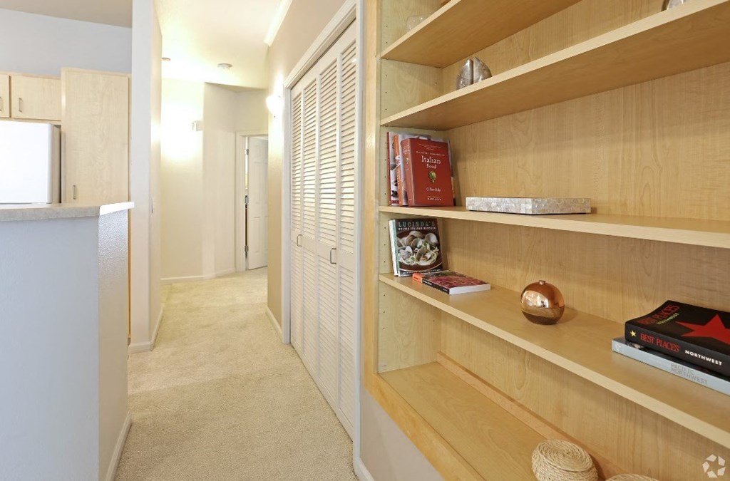 Hallway Built in Shelving