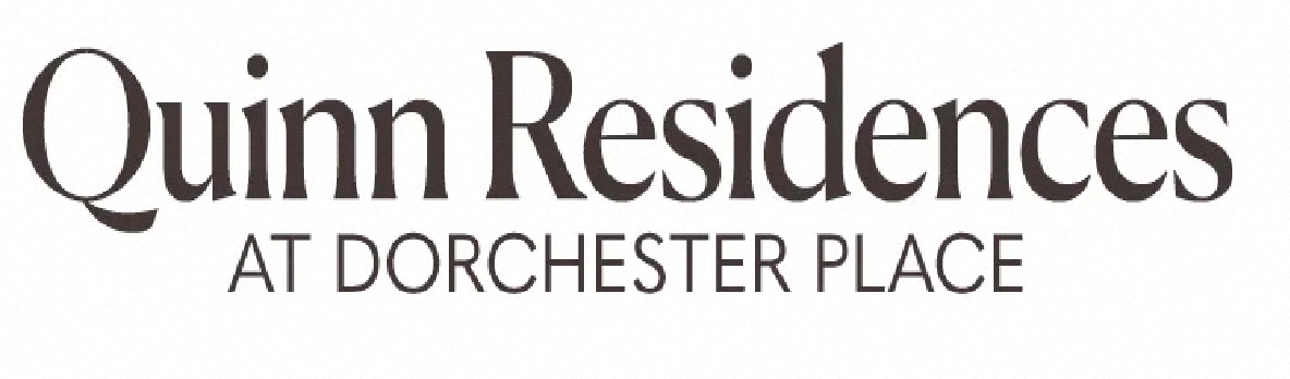 the logo for quinn residences place