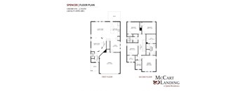 the spencer floor plan second and third floor