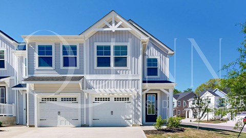 exterior of townhome in Charlottw