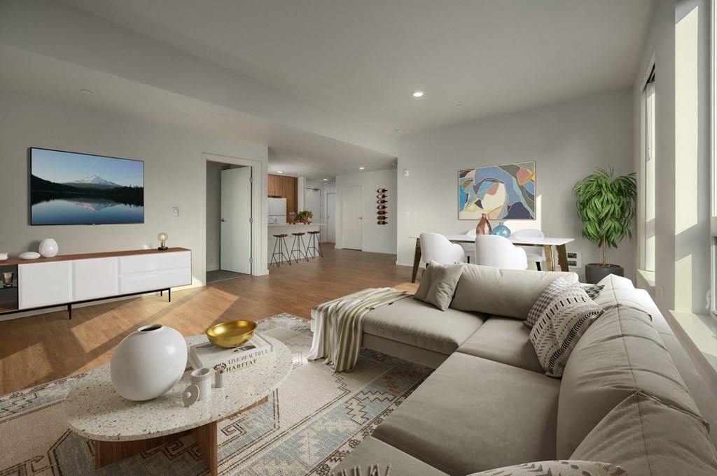 Living/Dining Room of 2BR