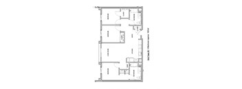 floor plan of the lower level of the house