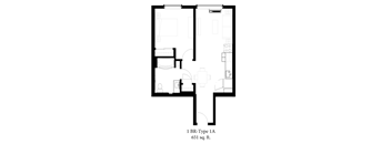 1BR-A Plan