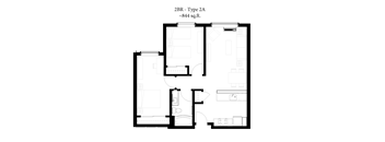 2BR Plan