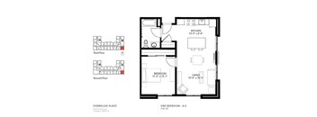1 Bed 1 Bath - A5