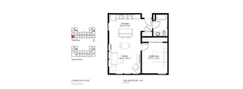 1 Bed 1 Bath - A6