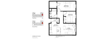 2 Bed 1 Bath - C1