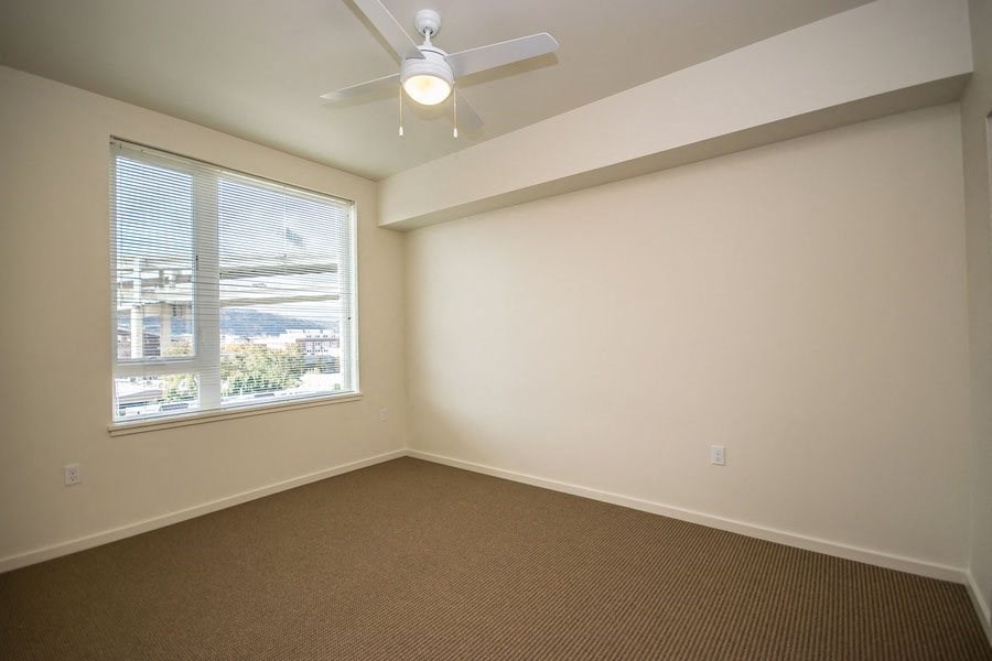 Bedroom with Fan and Window