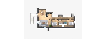 2 Bedrooms, 1 Bathroom