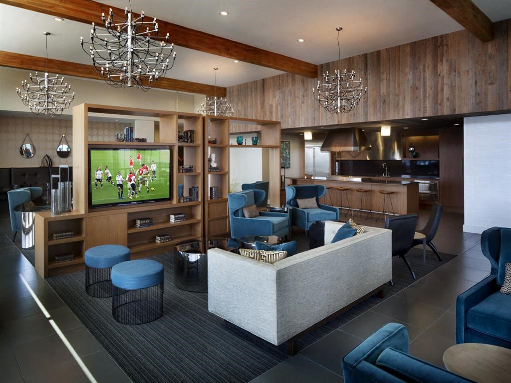 the lobby or reception area at residence inn