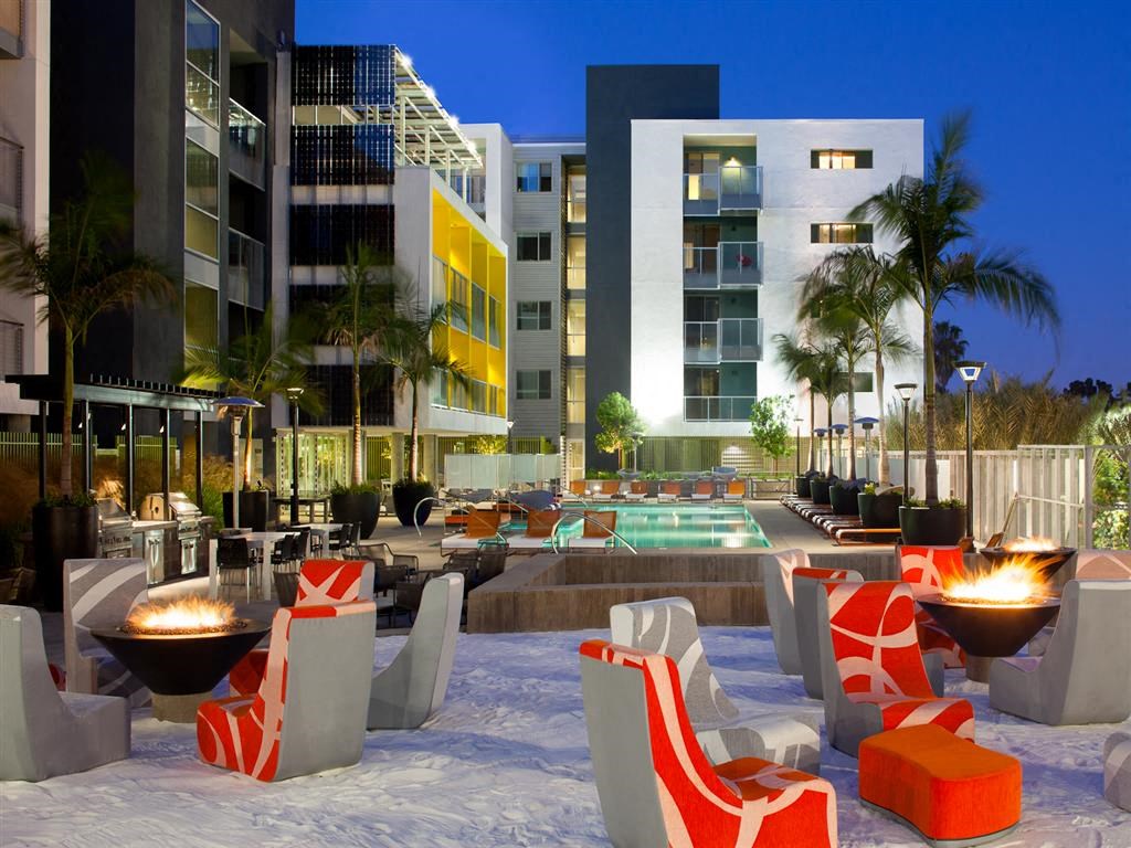 a view of the pool at the grove resort and spa